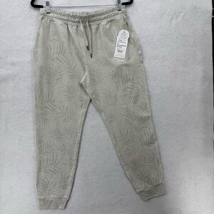 NWT Vuori Performance Jogger Dove Grey Heather Floating Palm Medium‎ VW303